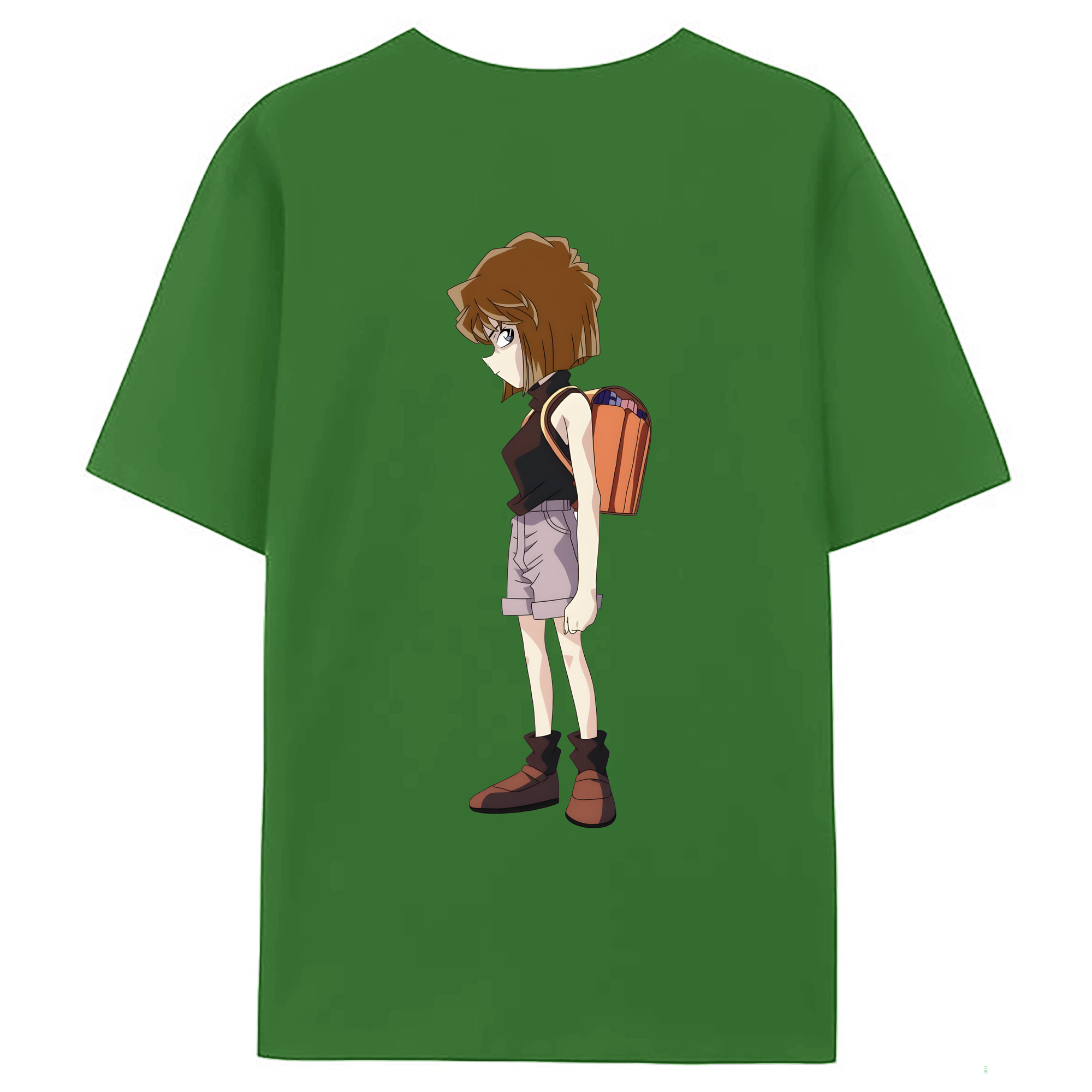 （画像用） 名探偵コナン 灰原 哀 はいばら あい Detective Conan Anita Hailey、Vi Graythorn Haibara Ai レディース半袖Tシャツ(バックプリント)